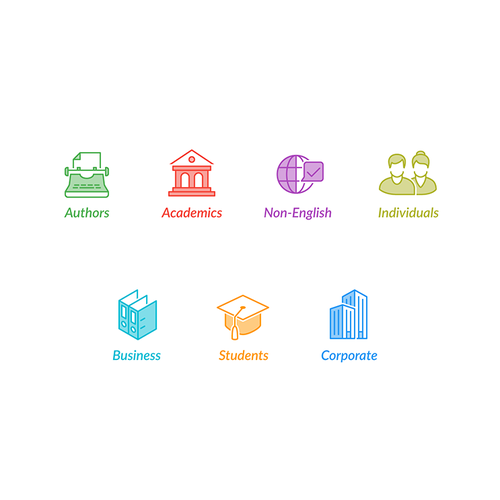 Student design with the title 'Scribedi Icons'