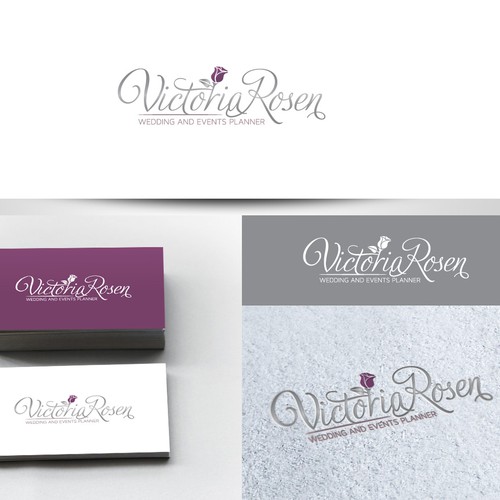 Event planning logo with the title 'Logo for Victoria Rosen'