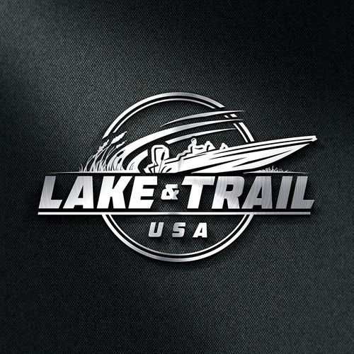 Boat logo with the title 'Lake&Trail'
