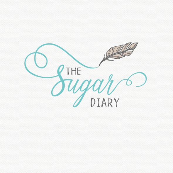Personalized design with the title 'A stylish and soulful logo for the Sugar Diary'