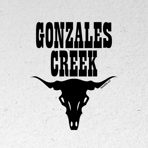 Western brand with the title 'Logo for Gonzales Creek Traders, LLC'