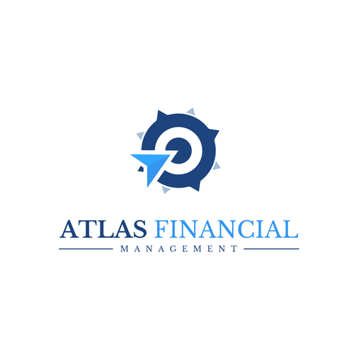Atlas design with the title 'Logo concept for a financial planning business'