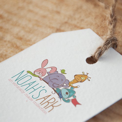 Childish logo with the title 'Noah's ark'