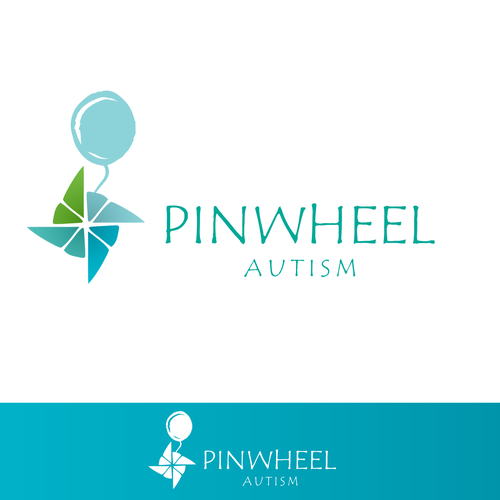 Autism design with the title 'Autism Organisation Logo'