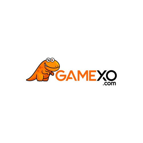 Dinosaur logo with the title 'GAMEXO.com'