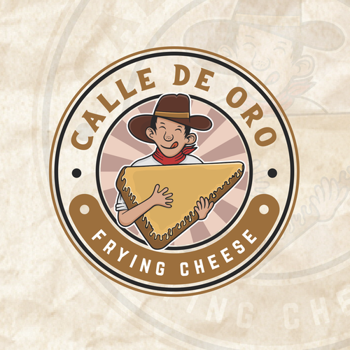 Cheese logo with the title 'Frying Cheese'