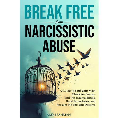 Guide book cover with the title 'Book cover for Break Free from Narcissistic Abuse'