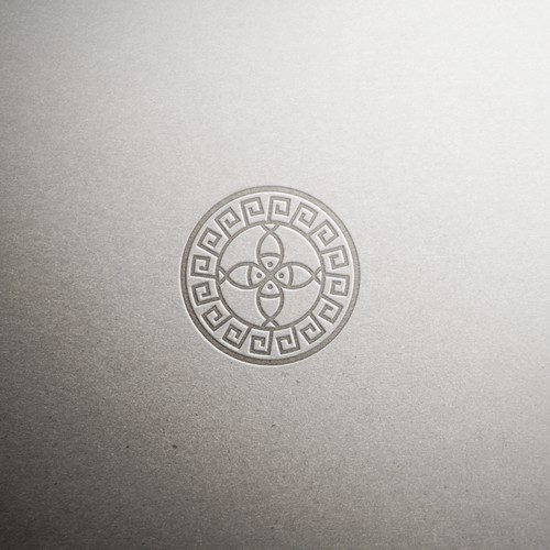 Seafood logo with the title 'Logo for seafood cafe "4 Fishies"'