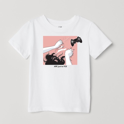 Gaming t-shirt with the title 'T shirt illustration'