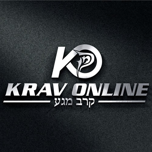 Krav Maga logo with the title 'Krav Online Logo'
