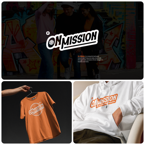 Streetwear logo with the title 'Casual Streetwear Logo'