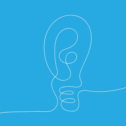 Blue artwork with the title 'Bulb'