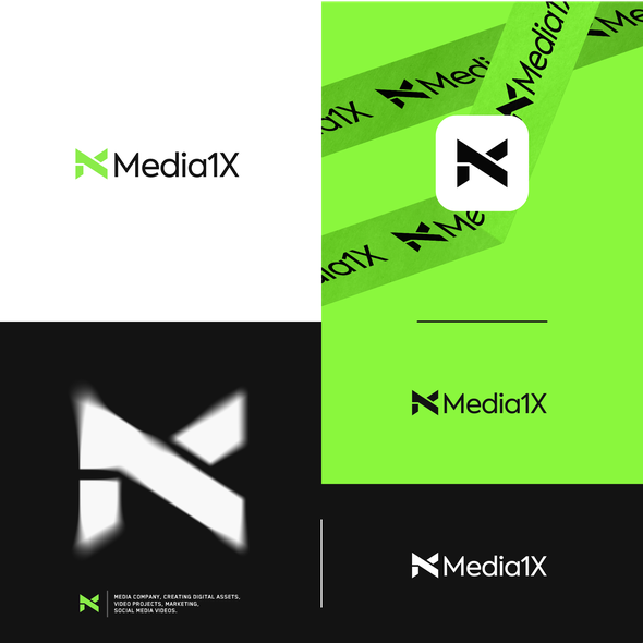 Energetic design with the title 'Media 1'