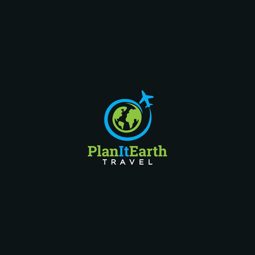 Plan logo with the title 'Design a trendsetting logo for an international travel agency'