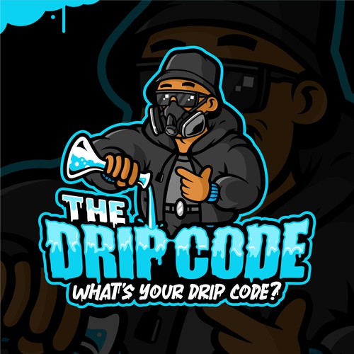 Graffiti logo with the title 'The Drip Code'