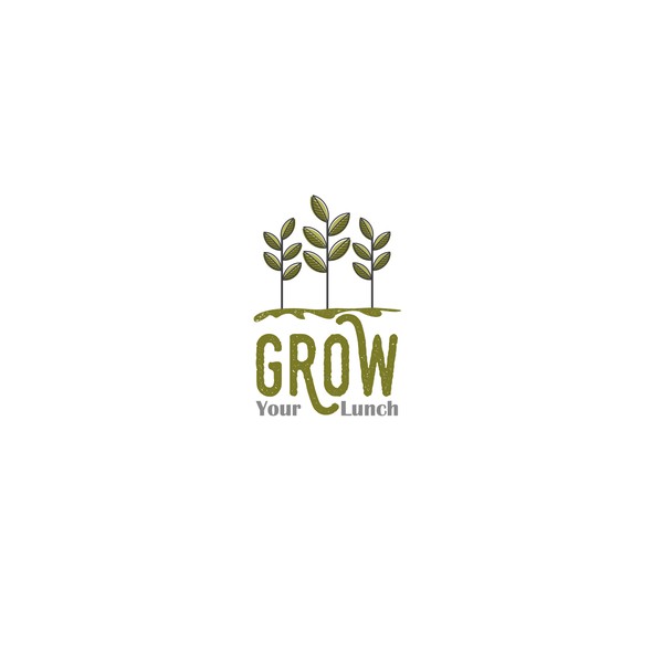 Vitality design with the title 'Logo design proposal for Grow Your Lunch'