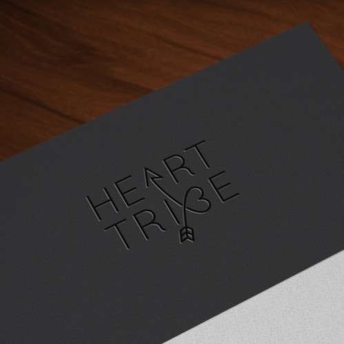 Tribe logo with the title 'Clean, cool logo needed for yoga/lifestyle clothing brand (Heart Tribe).'