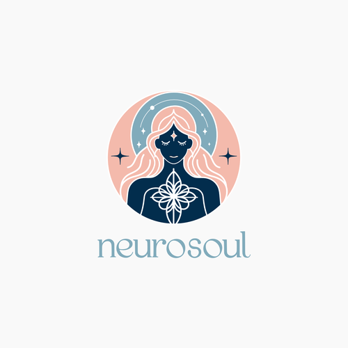 Neurologist logo with the title 'Logo for woman-owned small business centered around energy work and neurobiofeedback'