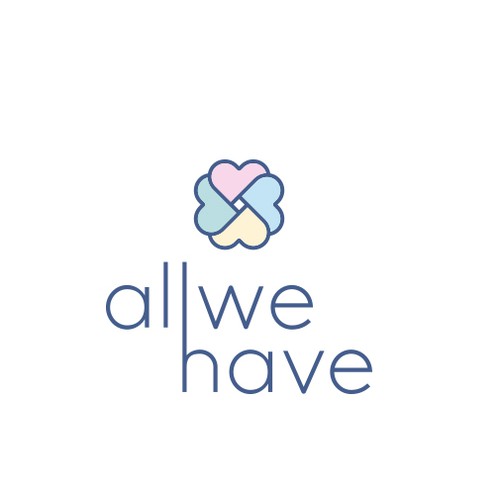 Pastel logo with the title 'Logo for a fashion design label'