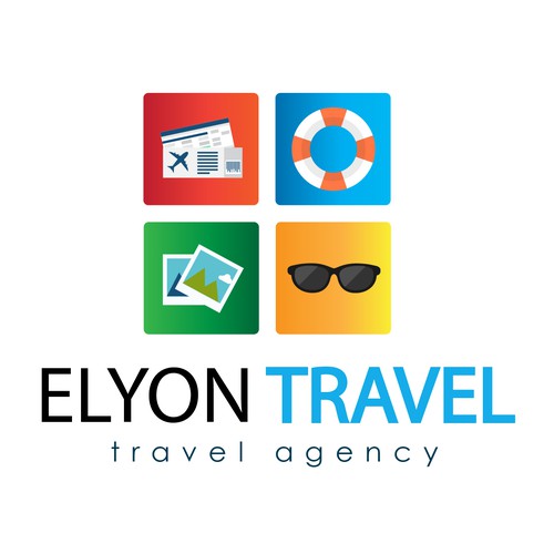 Vacation rental logo with the title 'Travel logo'