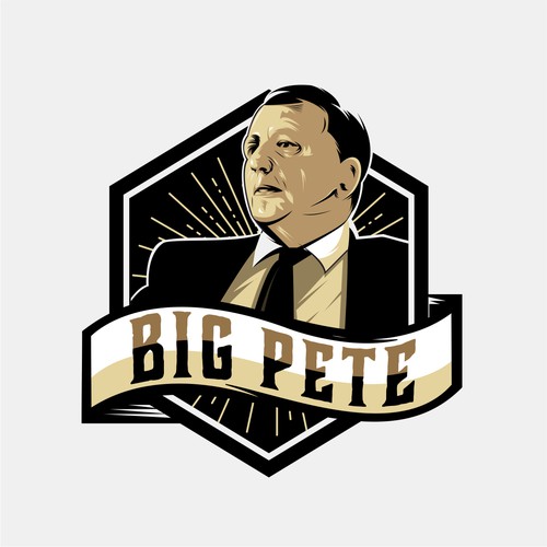 Bar design with the title 'Big Pete Birthday Logo'