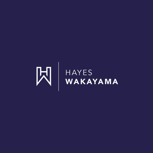 Sans serif logo with the title 'Logo Concept | Hayes Wakayama'