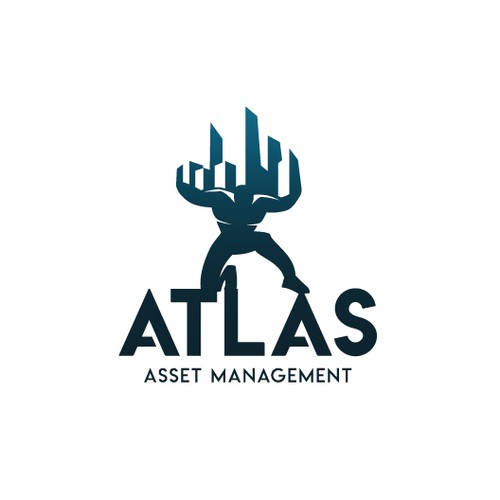 Atlas design with the title 'Atlas logo for Real estate company'