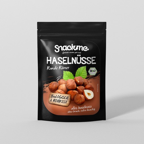 Nuts label with the title 'Create label'