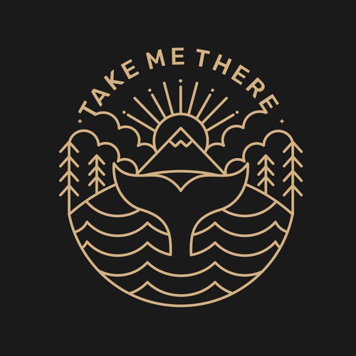 Travel design with the title 'TAKE ME THERE'
