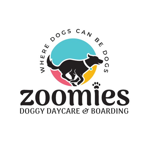 Daycare logo with the title 'Dog Daycare Logo'