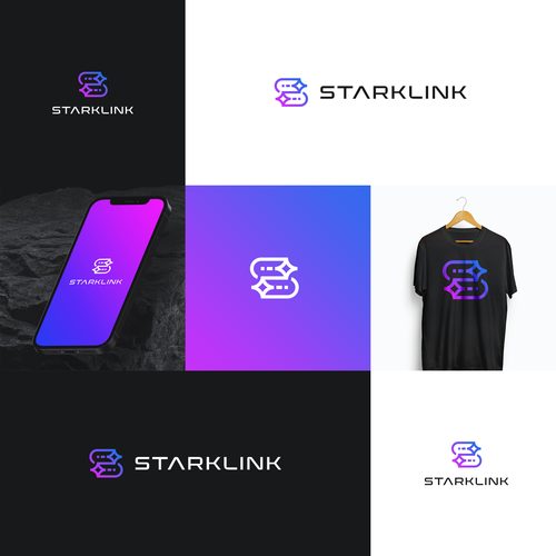 Server logo with the title 'Techy logo design.'