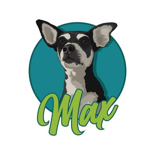 Pet illustration with the title 'Dog Illustration'