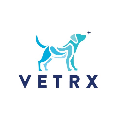 Innovative design with the title 'Vet logo'