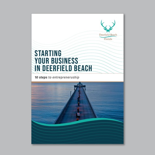 Government design with the title 'Deerfield Guidebook'