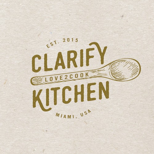 Cook design with the title 'Clarify Kitchen'