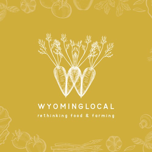 Kraft design with the title 'WYOMING LOCAL'