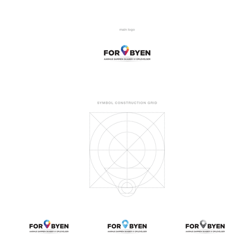 Guide design with the title 'Create best in class local guide logo + social'