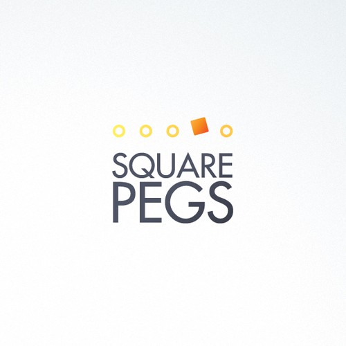 Student logo with the title 'Square Pegs'