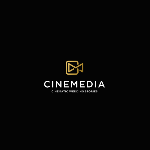 Cinema logo with the title 'Modern and simple '