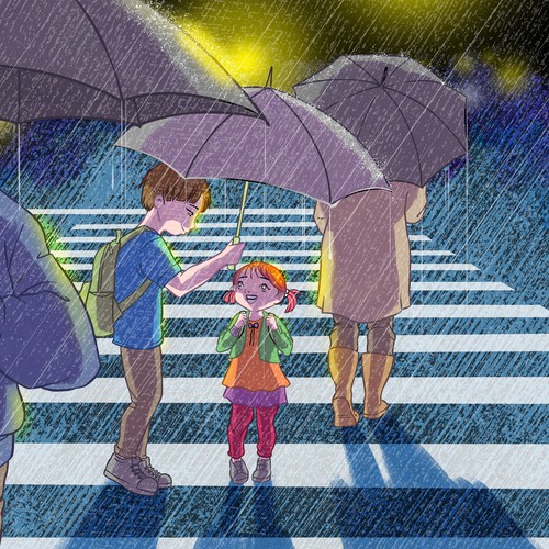 Digital artwork with the title 'Kidness'