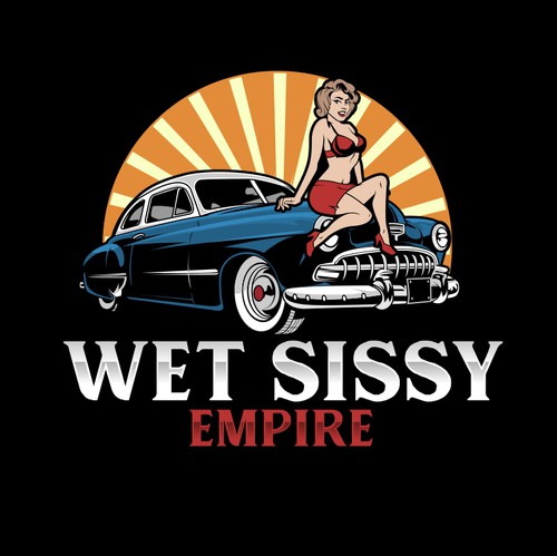 Automotive logo with the title 'Wet Sissy Empire logo'