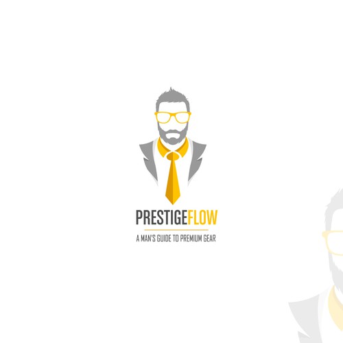 Suit design with the title 'Simple and clean logo design for the lifestyle blog.'