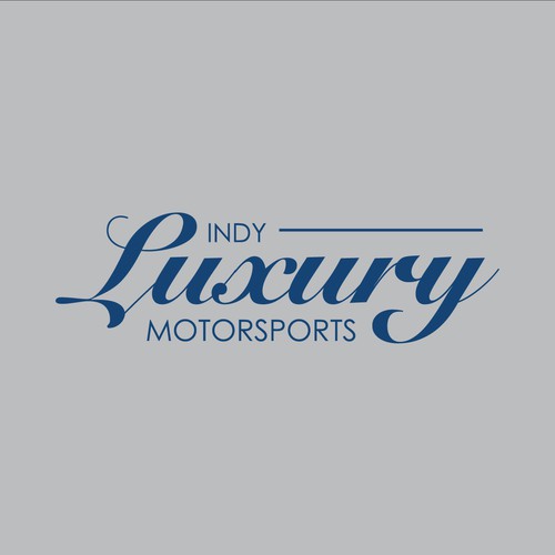 Motorsport logo with the title 'Indy Luxury Motorsports Logo 2'