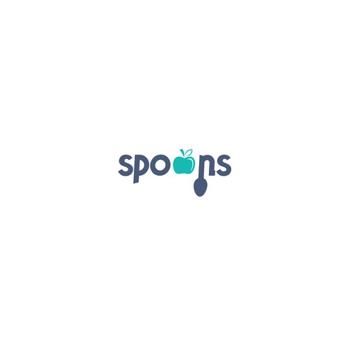 Clear design with the title 'Spoons logo'