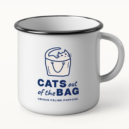 Pet shop logo with the title 'Cute logo design for an ecommerce retailer for cats and people who love them'