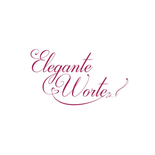 Writing logo with the title 'Logo concept for talking and music'