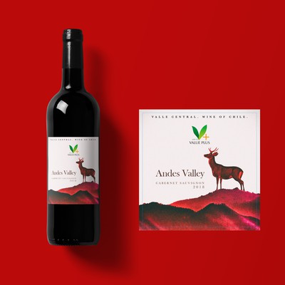 Andes Valley label design
