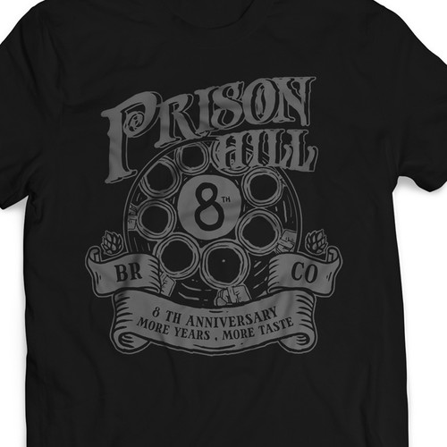 Bar t-shirt with the title 'BREW TSHIRT DESIGN'