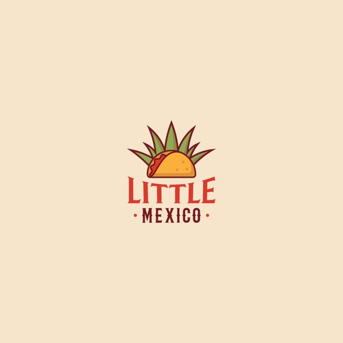 Agave design with the title 'Logo for a mexican restaurant'
