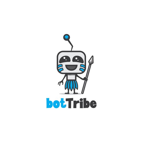 Bot logo with the title 'Logo for bot tribe community'